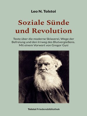 cover image of Soziale Sünde und Revolution